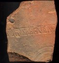 Auxiliary Units
Specialized Military Brick Manufacturers
TEGLA TRANSRHENVS This is the stamp of a unit making bricks on the "other" Germanic side of the River Rhine (similiar to the previous TRA)