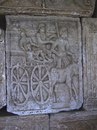 Metope IX - Barbarian family in a four-wheel cart.
Метопа 9 - семья