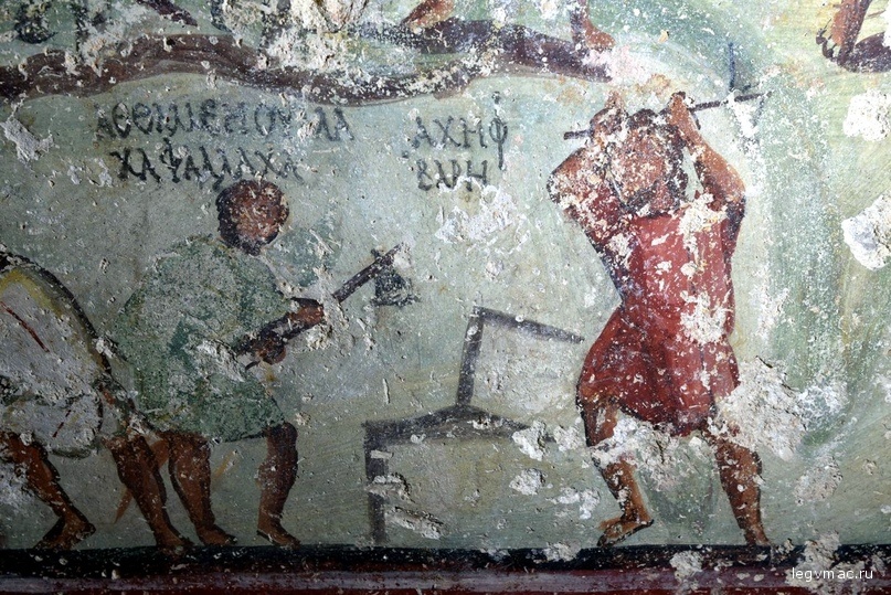 Древнеримская фреска