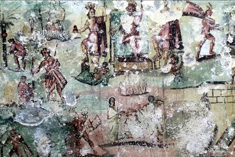 Древнеримская фреска