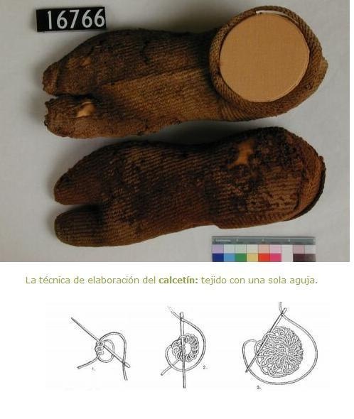 Римские носки вязянные иглой