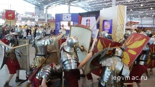 Тренировка римских легионеров / Roman legionaries training