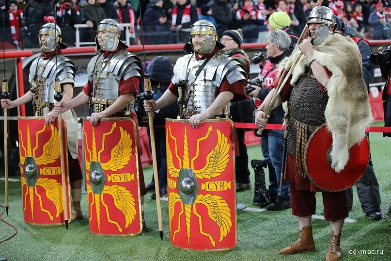 Legio III Cyrenaica на матче 