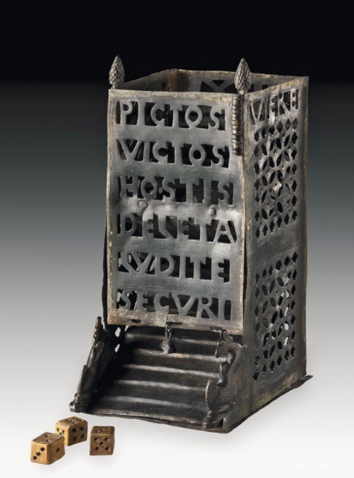 Римская башня. Использовалась при игре в кости. Найдено в Германии. IV век н.э.