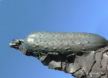 Окаменевший огурец, найденный при раскопках в Помпеях