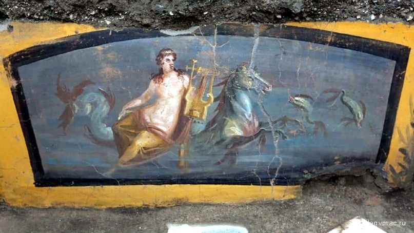 Изображение хорошо сохранилось под слоем вулканического пепла и пемзы.
Фото Archaeological Park of Pompeii.