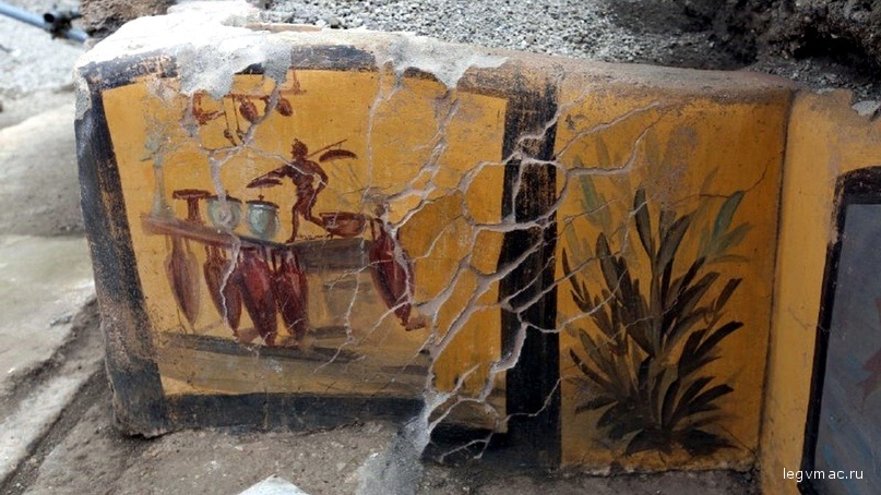 Эта картина могла служить так называемой иллюстрацией бизнеса, считают учёные.
Фото Archaeological Park of Pompeii.