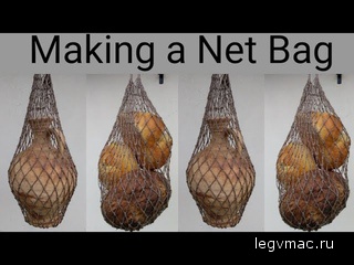 Making a net bag for a Roman Legionary