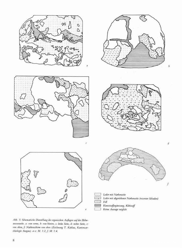 Шлем с кожаным покрытием из виндониссы: детали микроскопического и радиологического анализа материалов