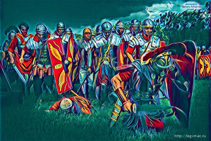 Современная реконструкция армии Древнего Рима и нейросети