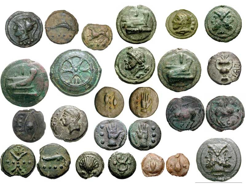 Первые бронзовые римские монеты