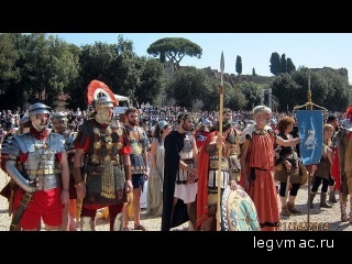 Leg V Mac участвует в параде на День Рождения Рима в 2014 году - Natale Di Roma 2767