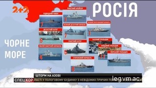 В Азовському морі стріляють російські військові кораблі