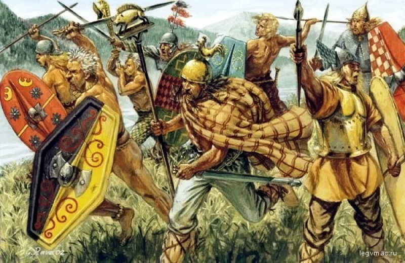 Атака кельтской пехоты
