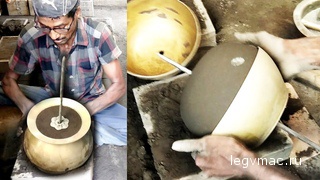 Metal Casting Process Brass Vessela Making with Brass Molten Metal using sand mold |Brass Pot Making