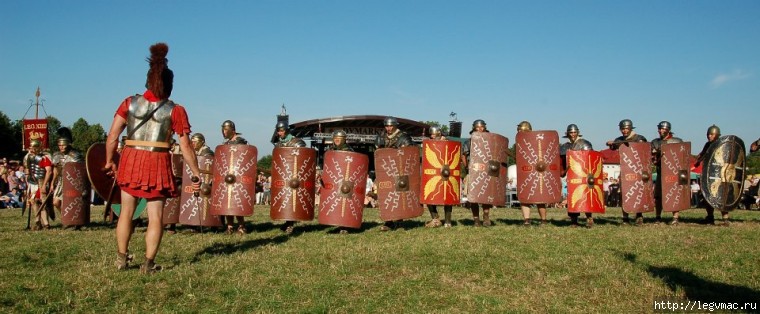 Римский строй XIIII и V легионы