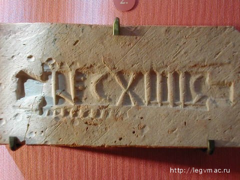 more rectangular stamps of Legio XIIII Gemina Martia Victrix