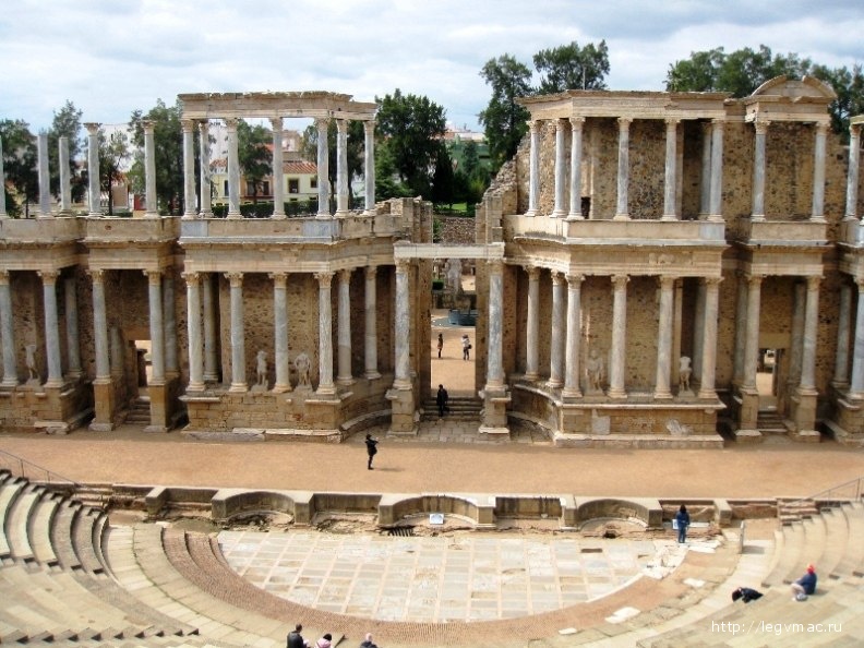 Римский амфитеатр в городе Мерида, Испания