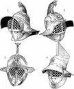Гладиаторские шлемы, тип III A, B.1 - Геркуланум