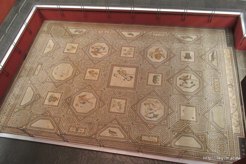 Главный экспонат музея - мозаика Диониса,