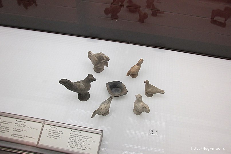 Глиняные игрушки  римского периода с изображениями