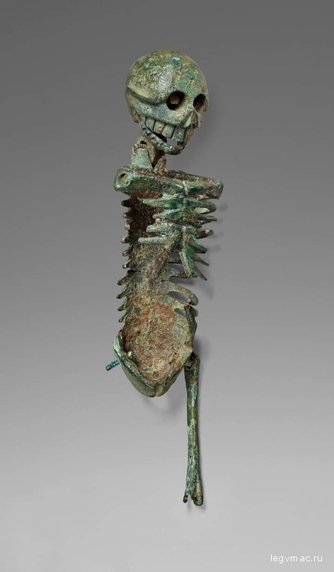 Римский миниатюрный игрушечный скелет с подвижными соединениями.
