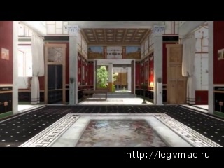 Walk around in a 3D splendid house from the ancient Pompeii