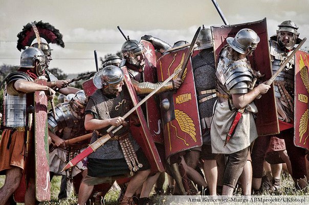 римские легионеры в Польше