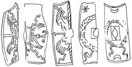 изображения щитов с Колонны Траяна