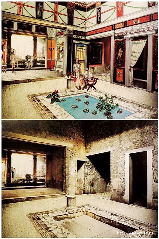 Реконструкция видов в Помпеях