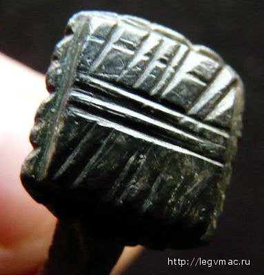Roman v legion bronze ring