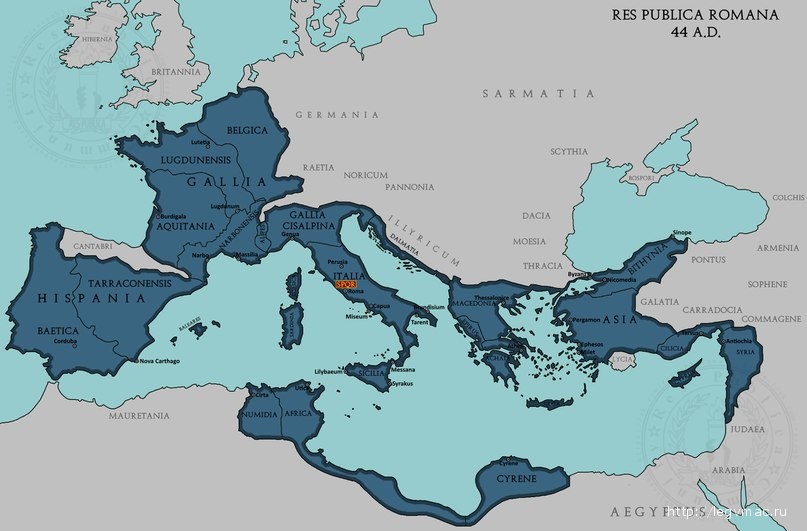 Карта Римской республики