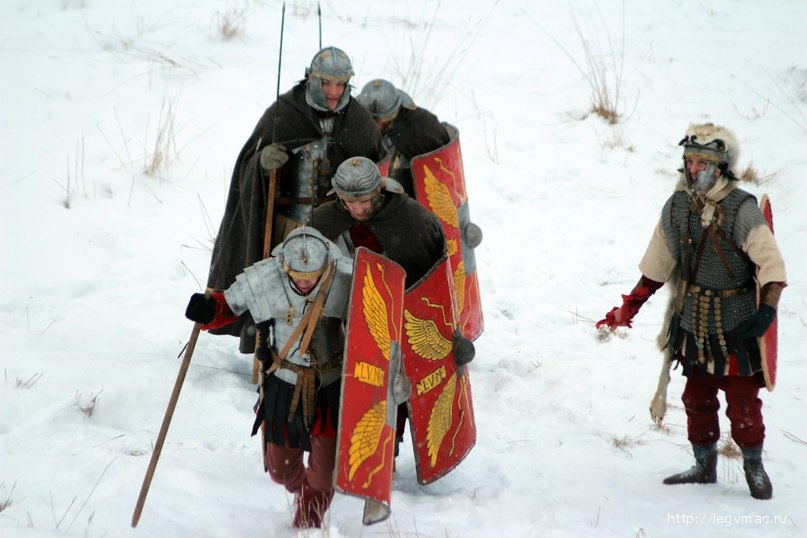 Римские легионеры под снегом