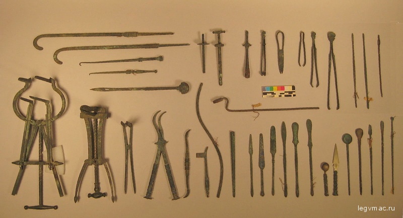 Набор римских хирургических инструментов