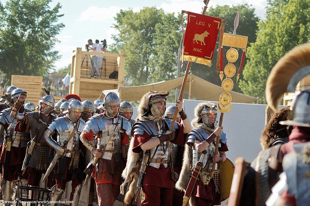 римские легионеры