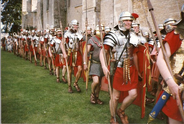 римские легионеры