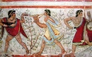 Этрусская фреска, V век до нашей эры
