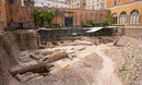 The site of Nero’s Theatre, found during renovation work to a building scheduled to become a Four Seasons hotel. Photograph: Matteo Nardone/Pacific Press/Shutterstock